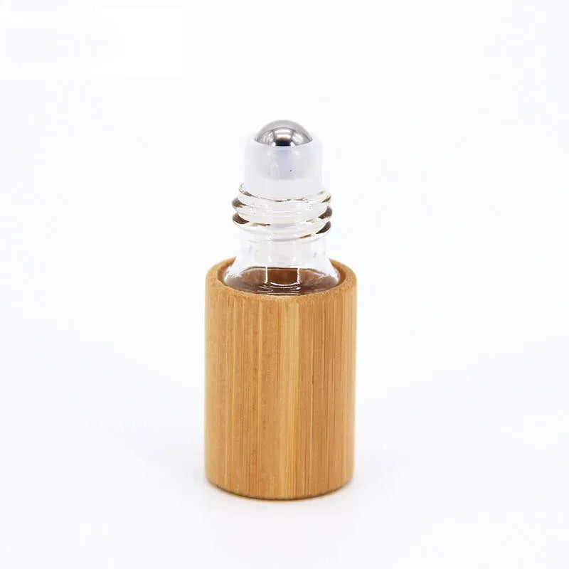 Bamboo Roll-On Bottle – 3ml/5ml/10ml Refillable Oil Container