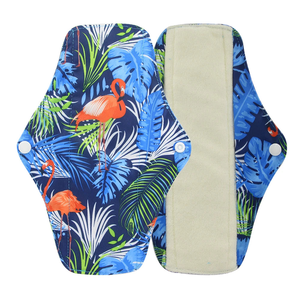 Organic Bamboo Charcoal Reusable Menstrual Panty Liner