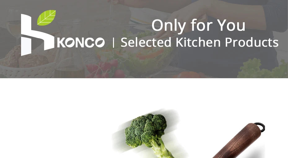 Konco Pure Iron Wok – 32cm Cast Iron Pan for Gas & Induction Cookers
