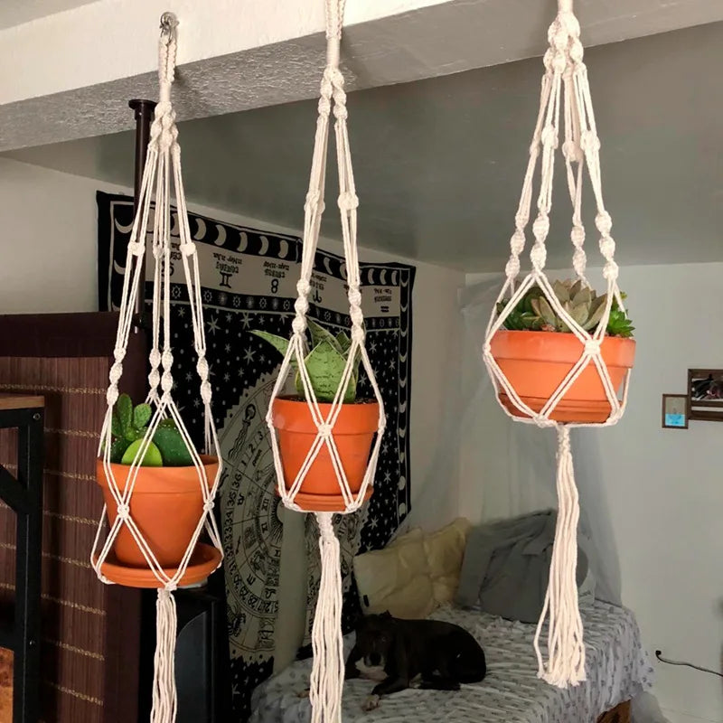 Handmade Macrame Hanging Plant Hanger