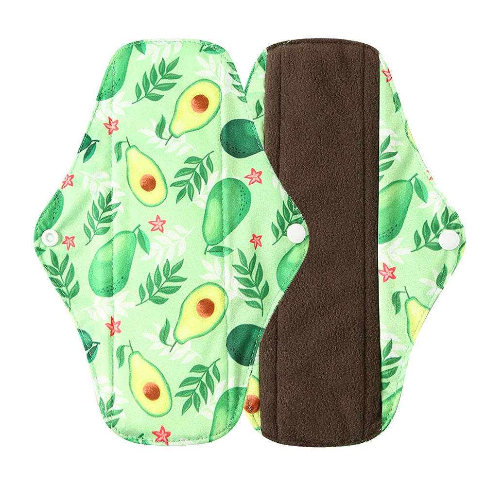 Organic Bamboo Charcoal Reusable Menstrual Panty Liner