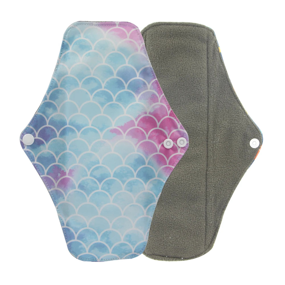Organic Bamboo Charcoal Reusable Menstrual Panty Liner