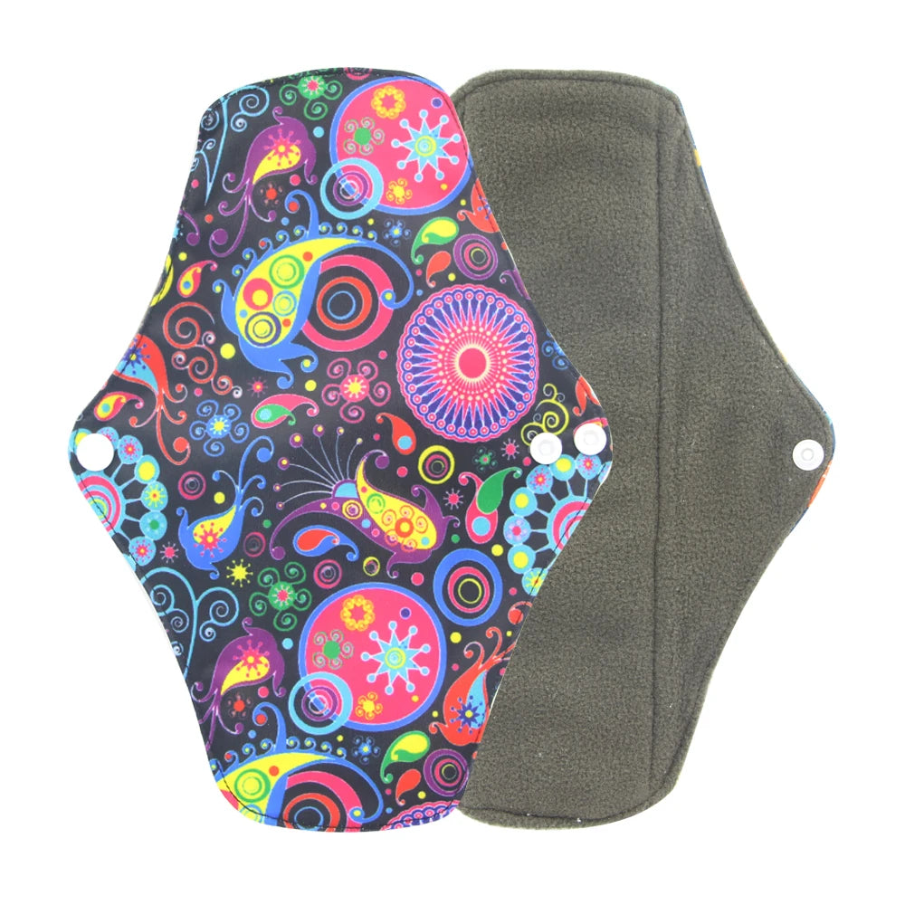 Organic Bamboo Charcoal Reusable Menstrual Panty Liner