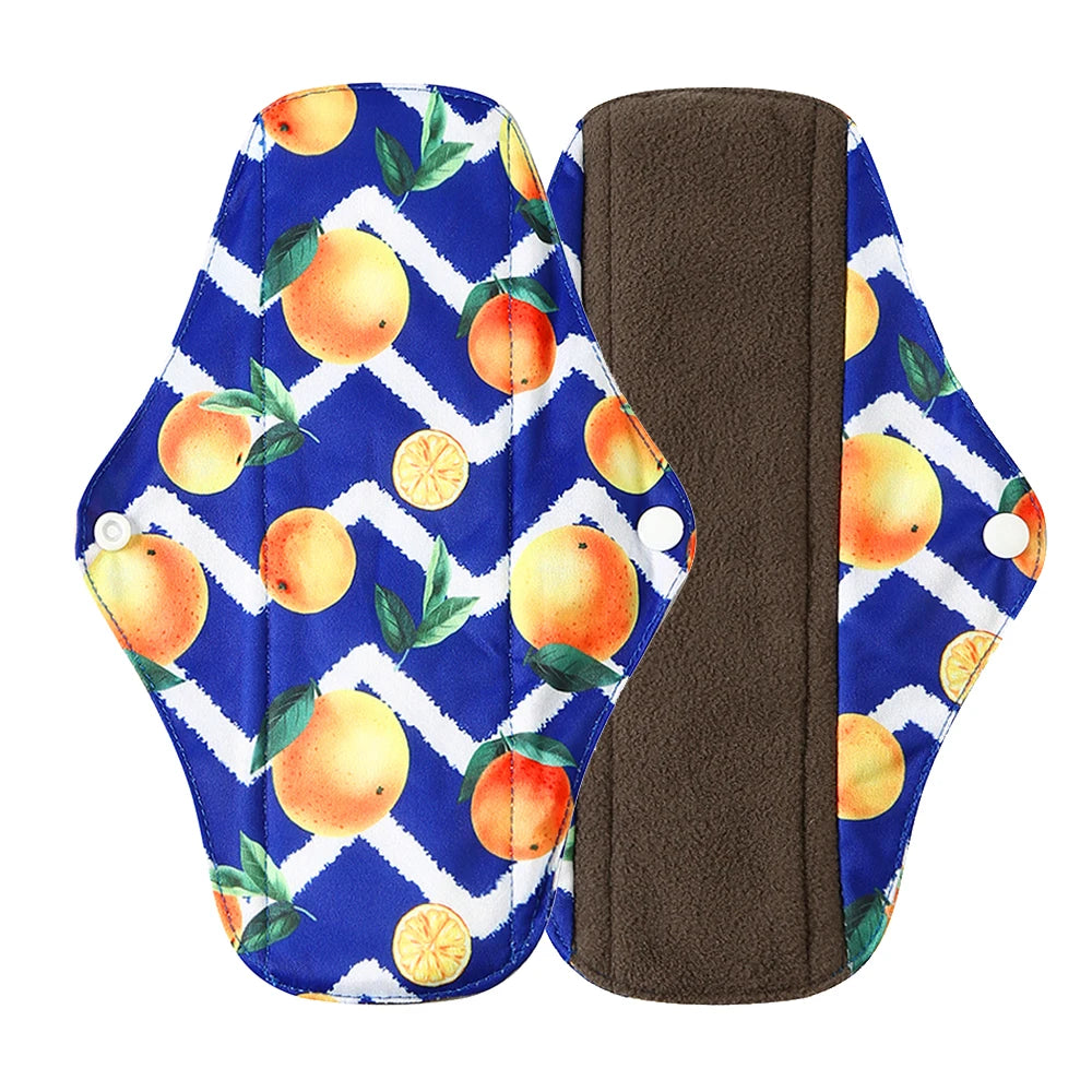 Organic Bamboo Charcoal Reusable Menstrual Panty Liner