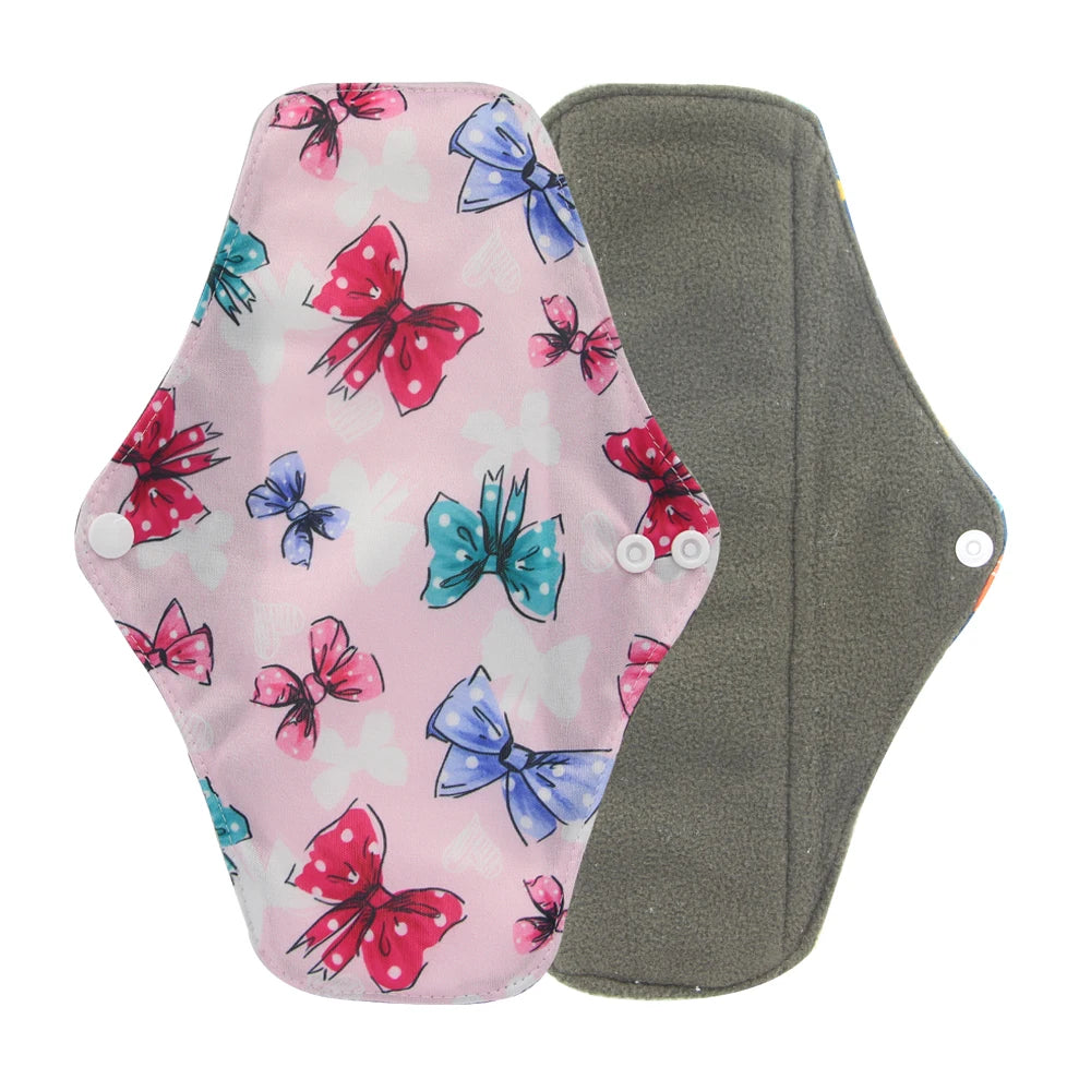 Organic Bamboo Charcoal Reusable Menstrual Panty Liner