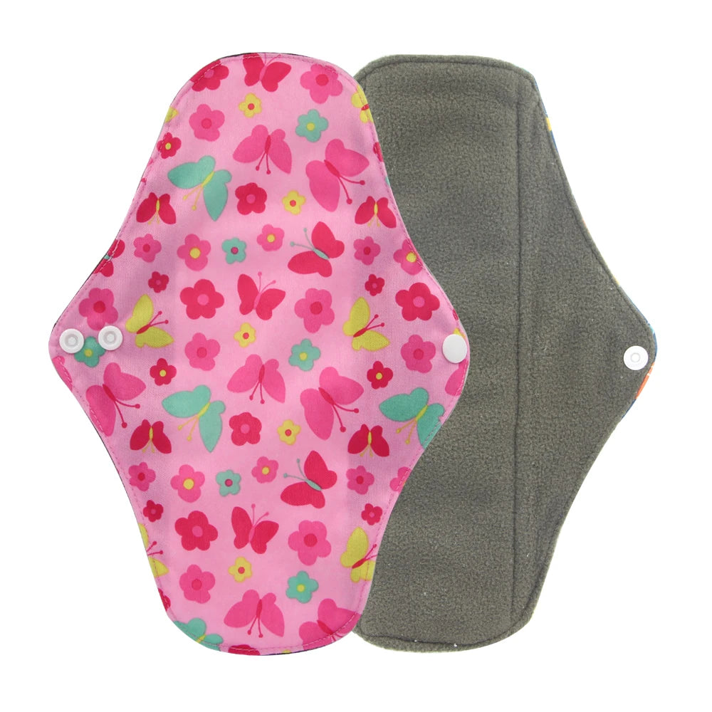 Organic Bamboo Charcoal Reusable Menstrual Panty Liner