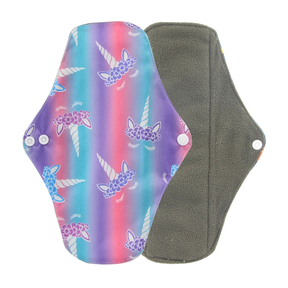 Organic Bamboo Charcoal Reusable Menstrual Panty Liner