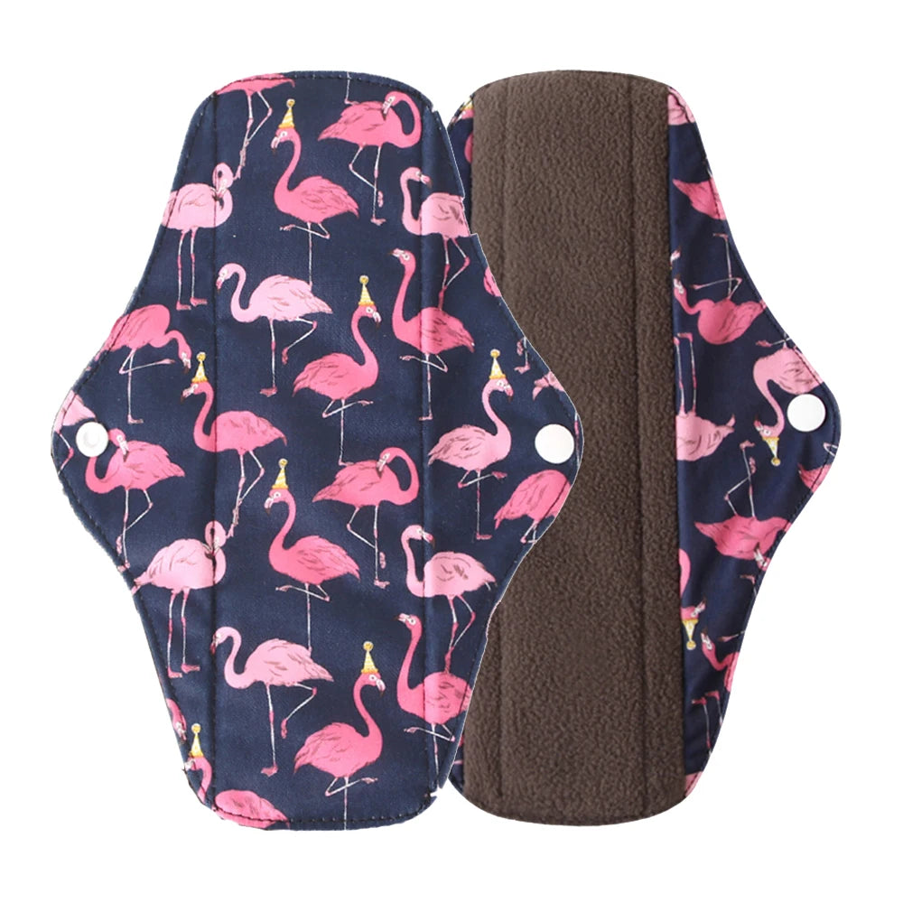 Organic Bamboo Charcoal Reusable Menstrual Panty Liner