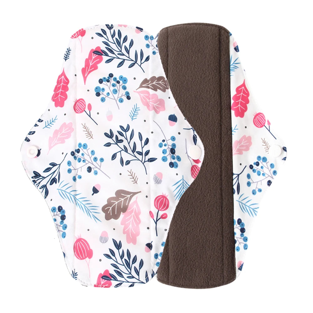 Organic Bamboo Charcoal Reusable Menstrual Panty Liner