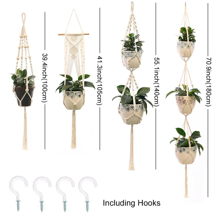 Handmade Macrame Hanging Plant Hanger