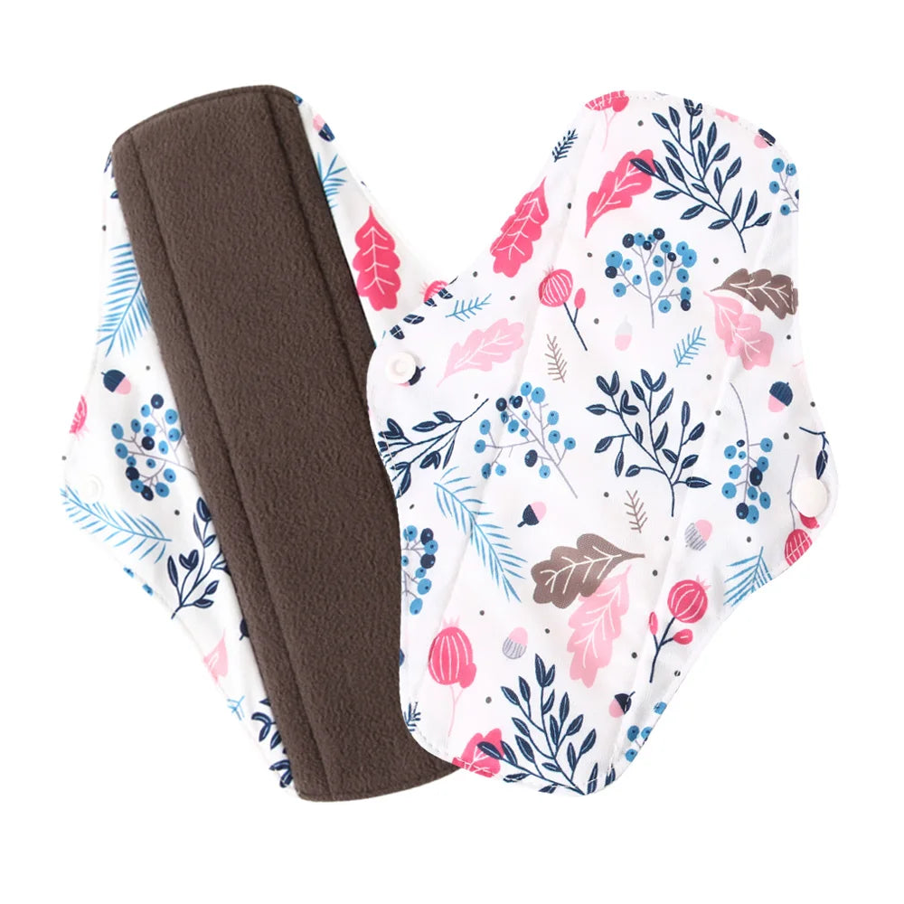 Organic Bamboo Charcoal Reusable Menstrual Panty Liner