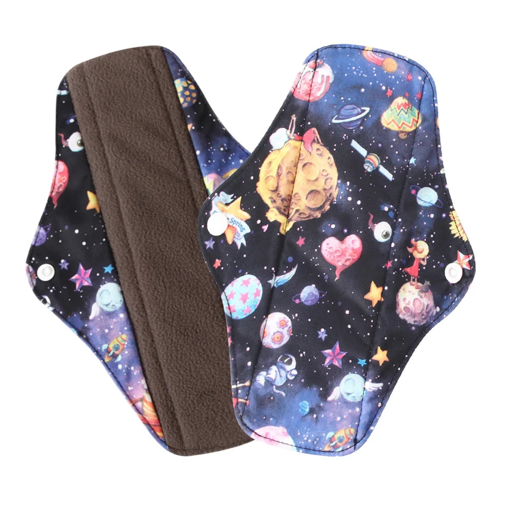 Organic Bamboo Charcoal Reusable Menstrual Panty Liner