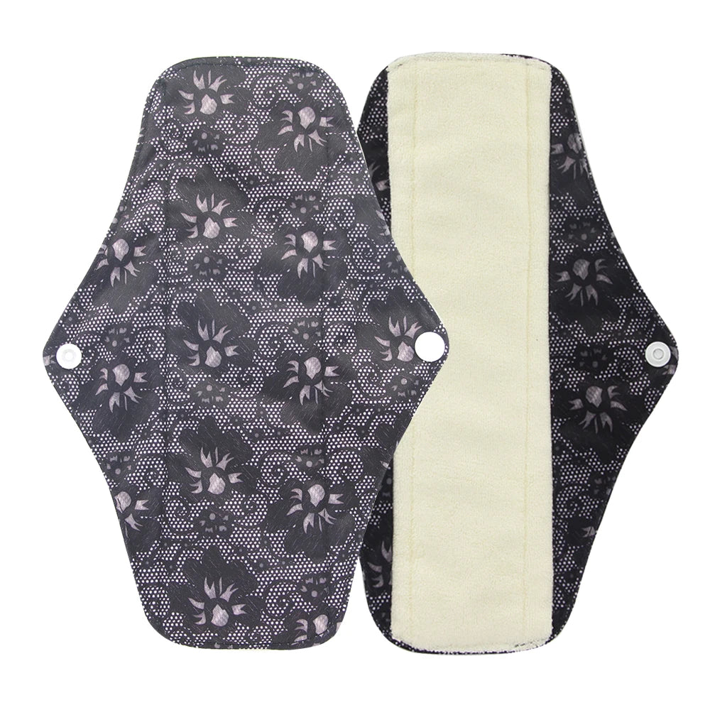 Organic Bamboo Charcoal Reusable Menstrual Panty Liner