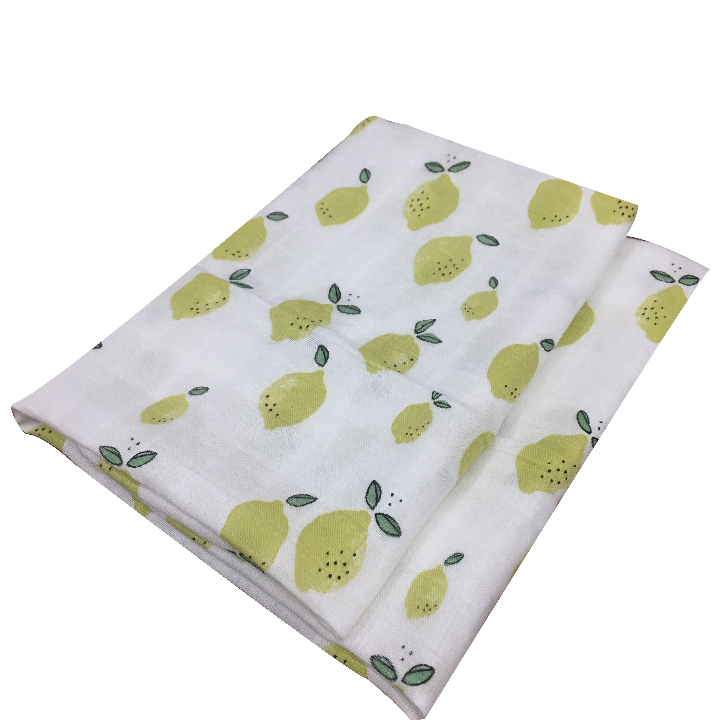Soft Organic Cotton & Bamboo Baby Muslin Blanket/Bib Wrap