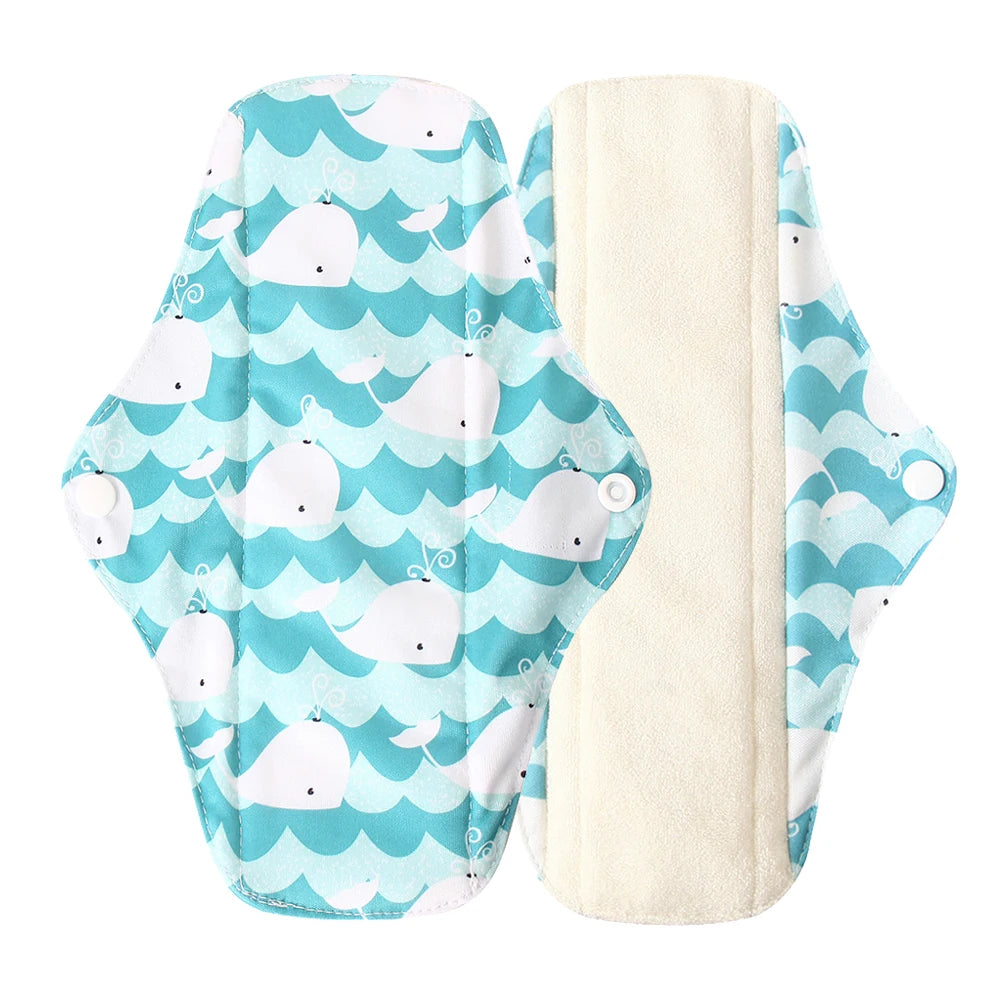Organic Bamboo Charcoal Reusable Menstrual Panty Liner