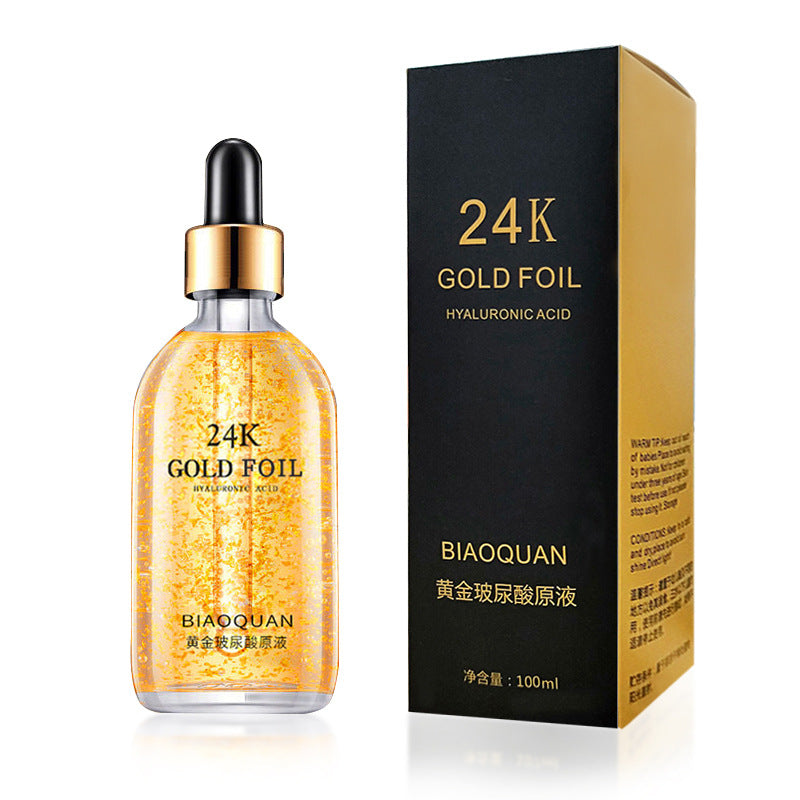 24K Gold Hyaluronic Acid Face Serum – Anti-Aging & Brightening (100ml)