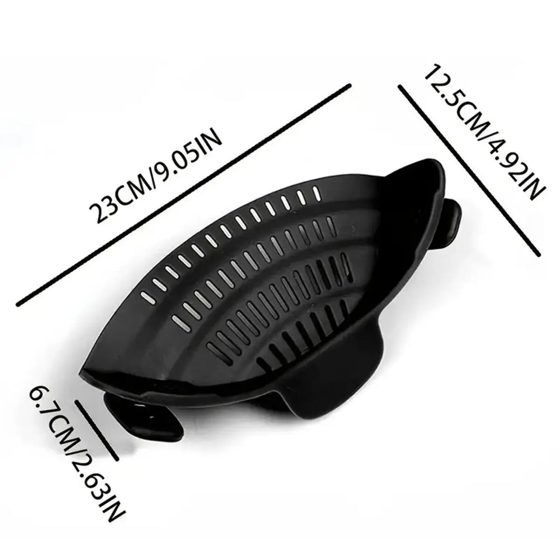 1PC Adjustable Clip-On Pot Strainer – Strainer for Pots, Pans, and Bowls, Kitchen Pot Strainer