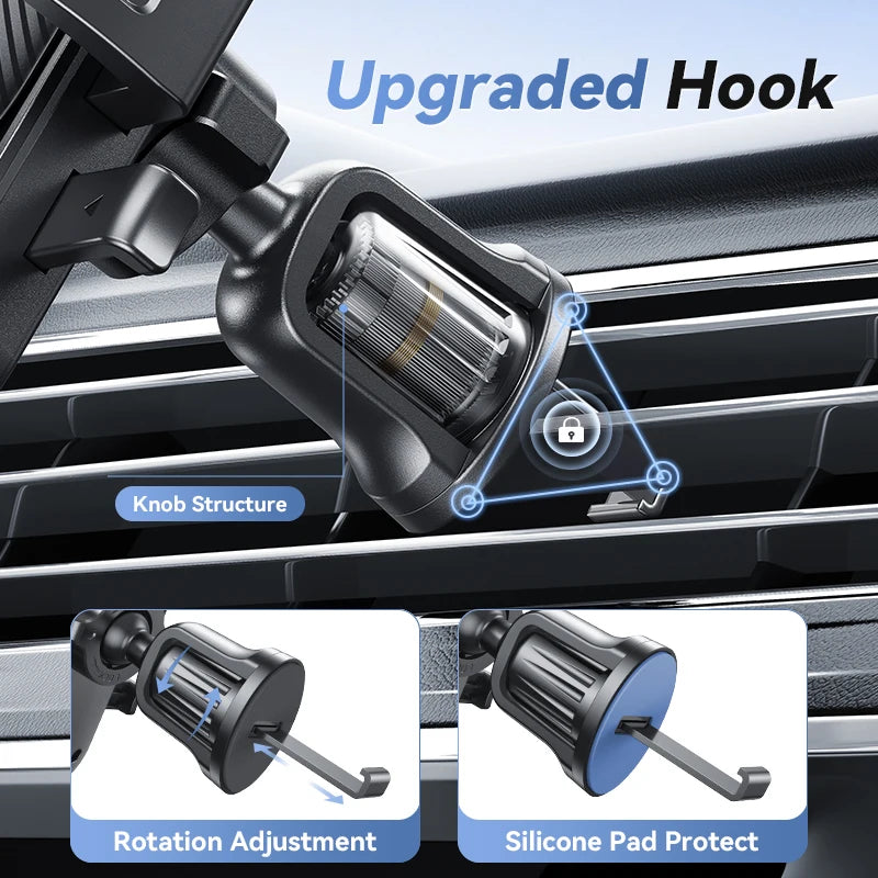Joyroom Car Phone Holder – Air Vent Mount with 360° Rotation for iPhone, Samsung, Xiaomi, Huawei