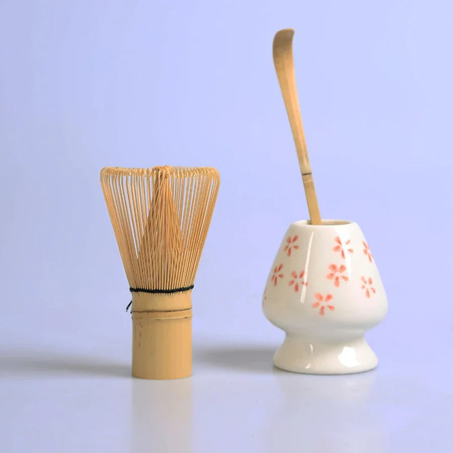 3PCS Japanese Matcha Set – Bamboo Buddha Tea Spoon & Tea Stirring Tools for Tea Preparation