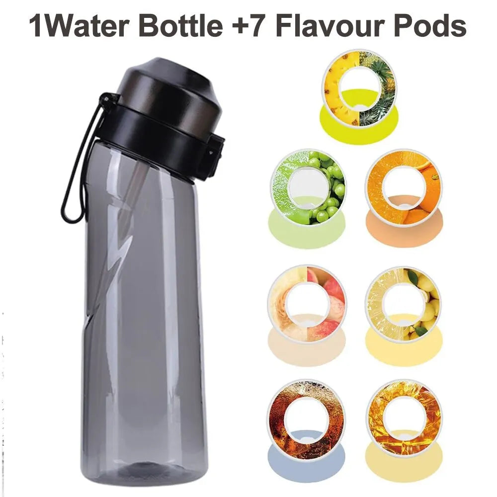 650ml Flavored Sports Water Bottle with Scent Pods