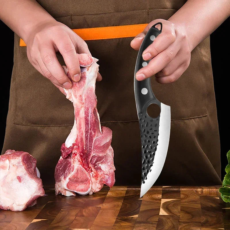 Forged Stainless Steel Boning & Fillet Knife – Kitchen Utility Tool