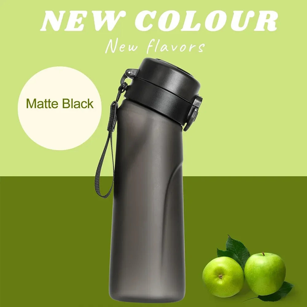 650ml Flavored Sports Water Bottle with Scent Pods