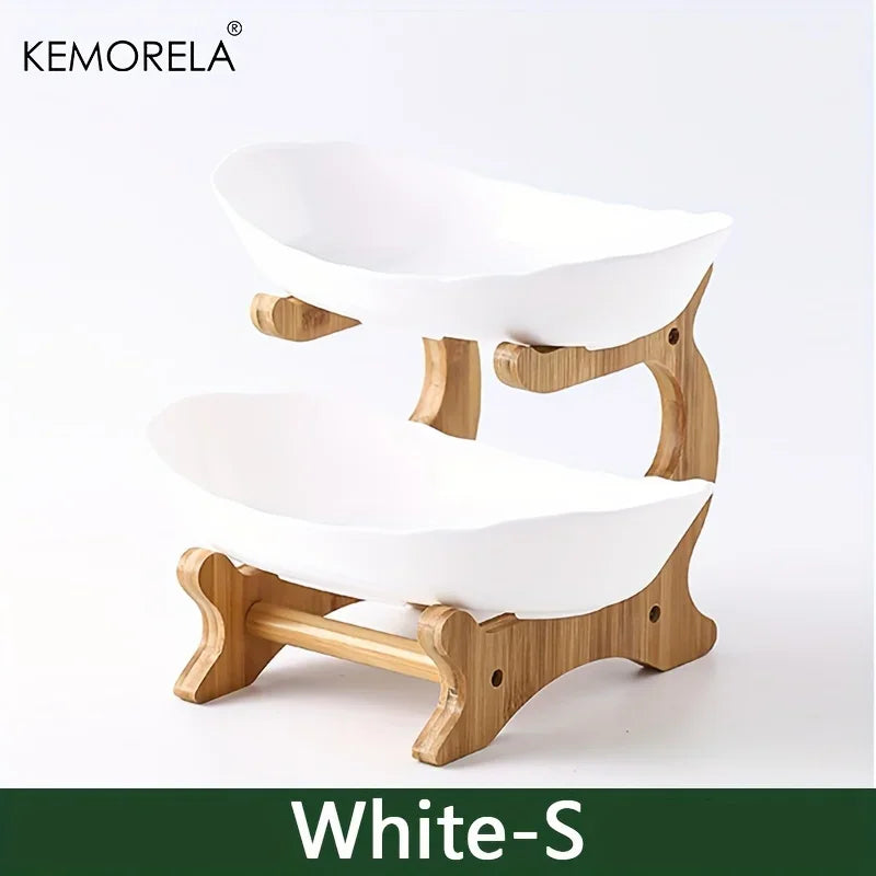 2/3-Layer Wooden Dessert & Fruit Stand