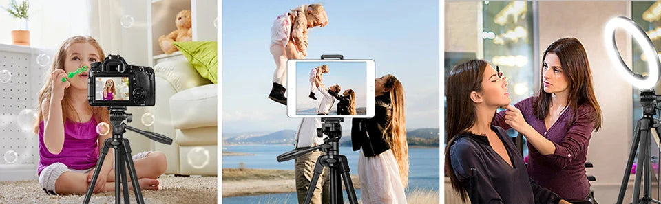 100cm Phone Tripod Stand with Bluetooth Remote