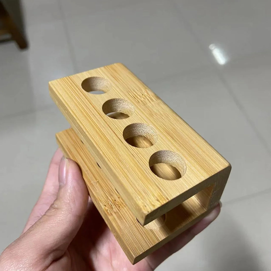 Bamboo Toothbrush Head Holder – 2/3/4 Slots