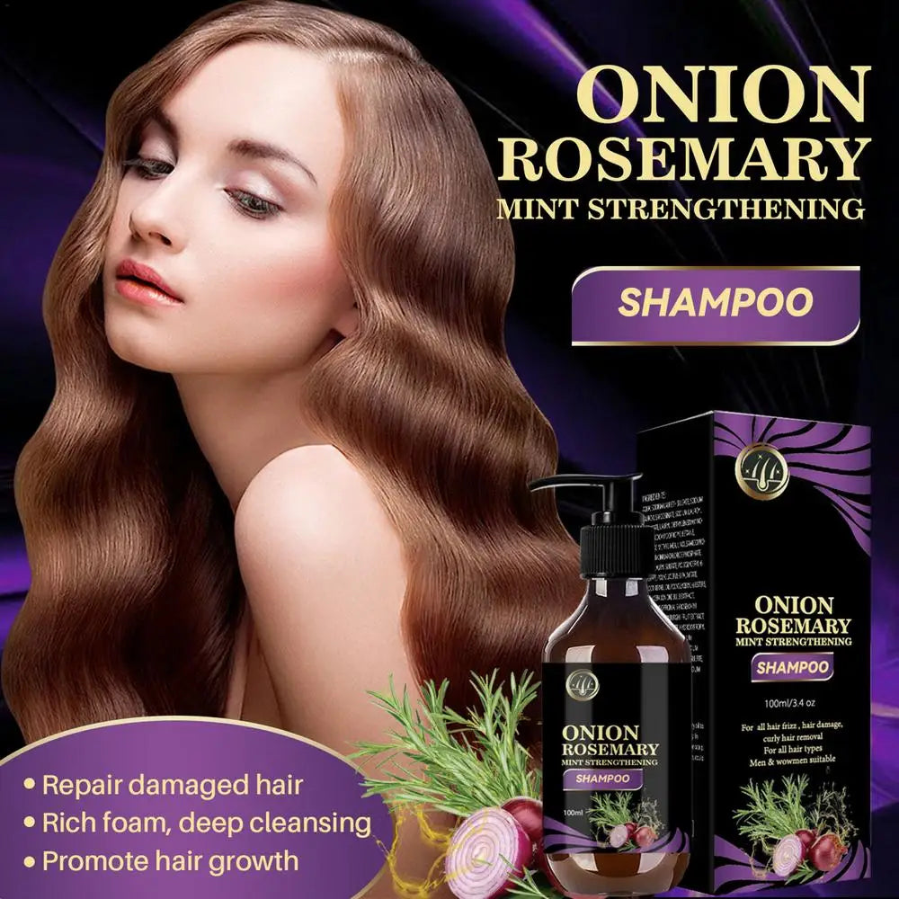 Hair Growth & Thickening Shampoo – Rosemary & Onion Formula