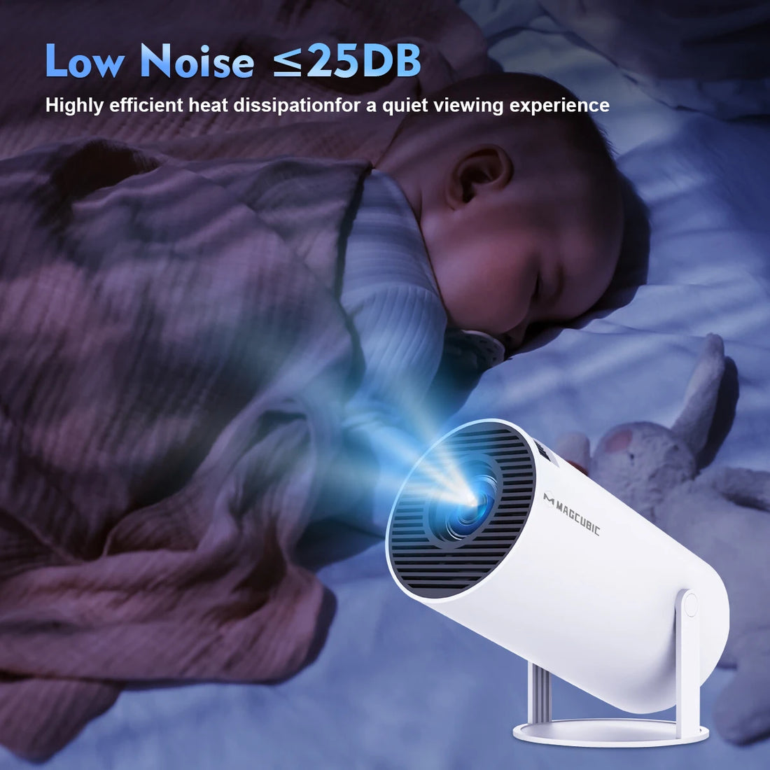Magcubic HY300 Pro 4K Android Projector – 260 ANSI