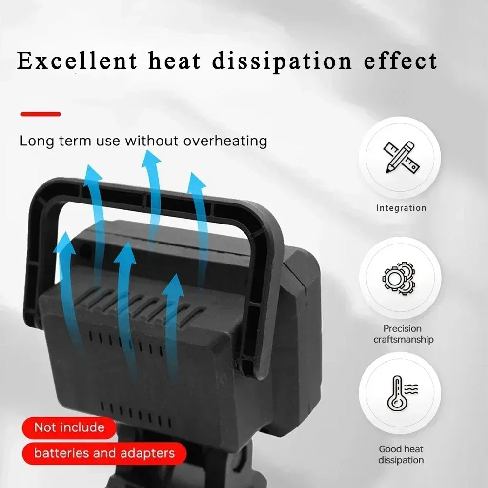 15-Bead LED Work Light – Portable Spotlight for 18V Li-ion Tool Batteries