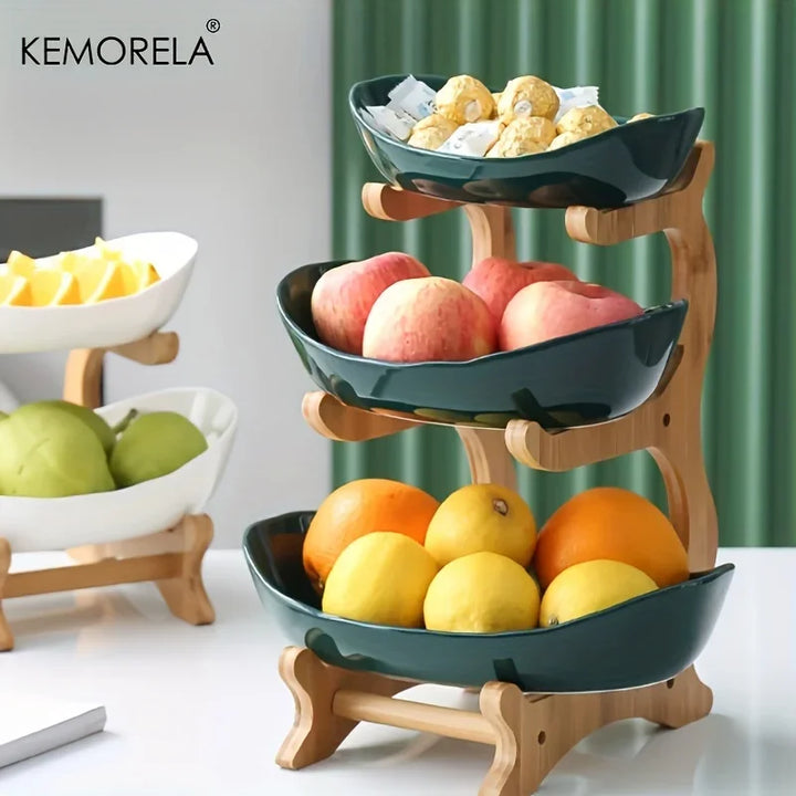2/3-Layer Wooden Dessert & Fruit Stand
