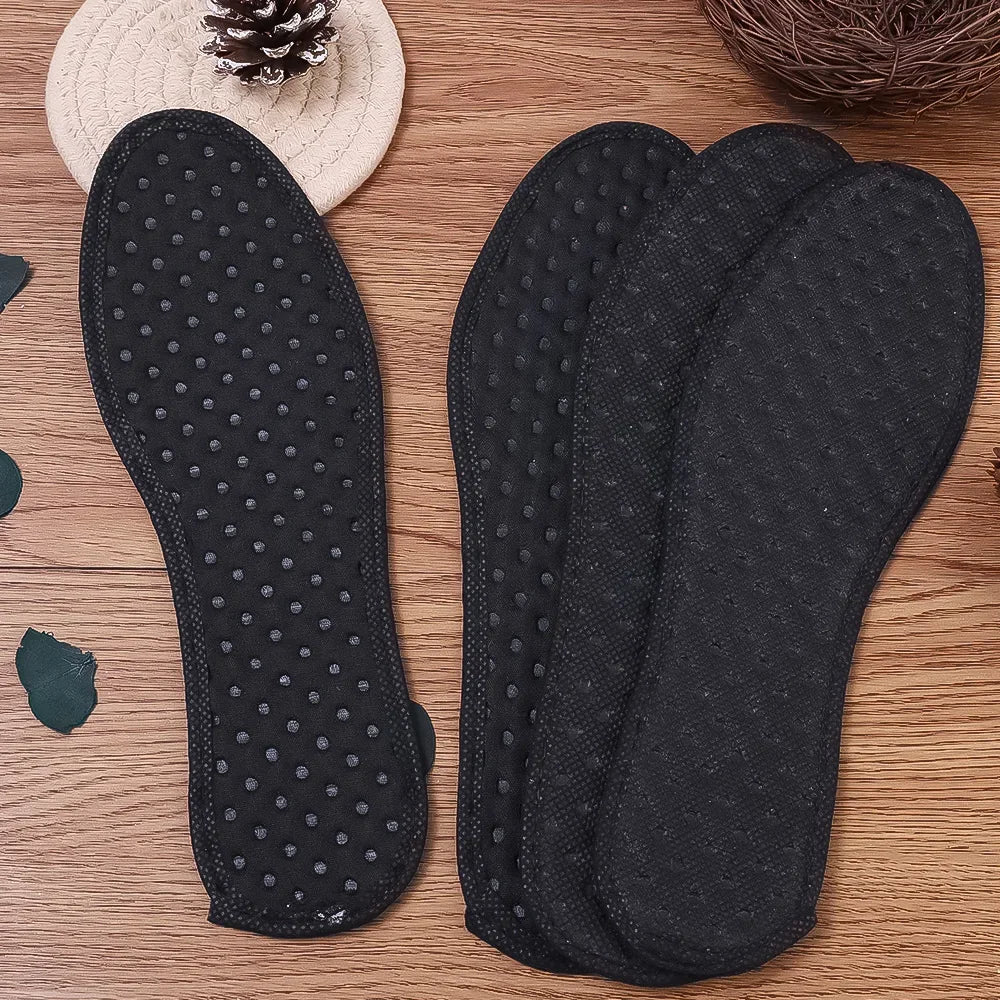 2–6pcs Bamboo Deodorant Insoles – Breathable, Sweat-Absorbing Shoe Inserts for Men & Women