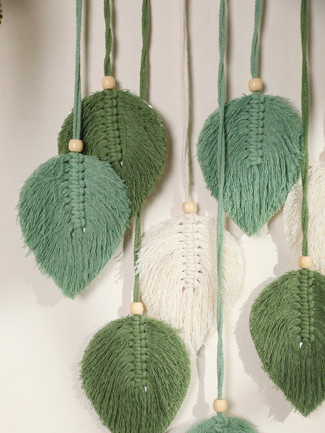Leaf Macrame Wall Tapestry – Boho Home Decor