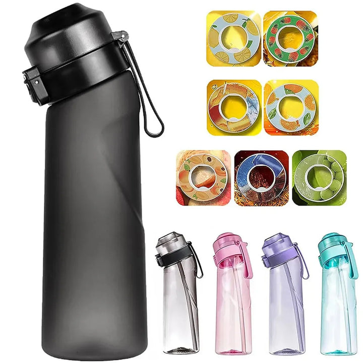 650ml Flavored Sports Water Bottle with Scent Pods