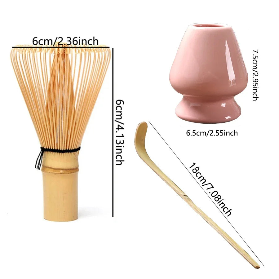 3PCS Japanese Matcha Set – Bamboo Buddha Tea Spoon & Tea Stirring Tools for Tea Preparation