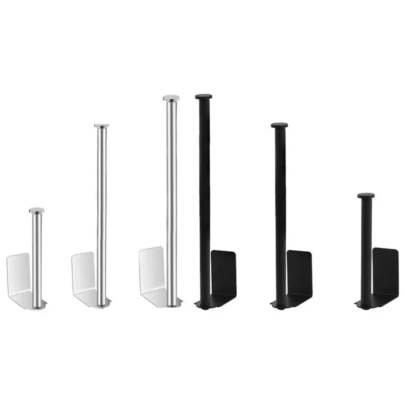 Self-Adhesive Toilet Paper Holder – No-Drill Wall Mount for Bathroom & Kitchen