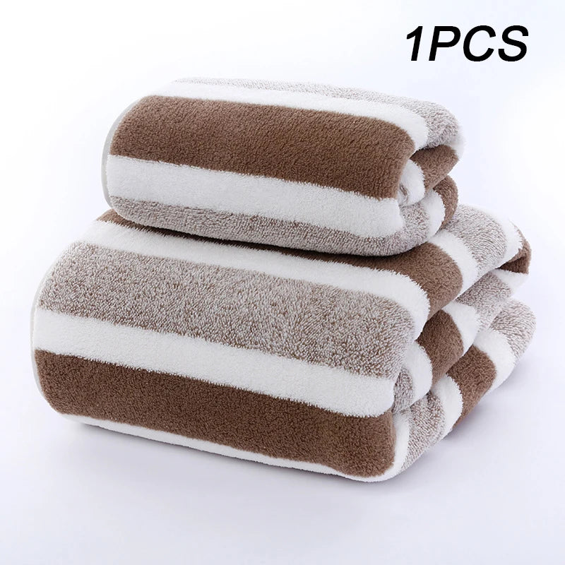 Bamboo Charcoal Coral Velvet Bath Towel – Super Absorbent