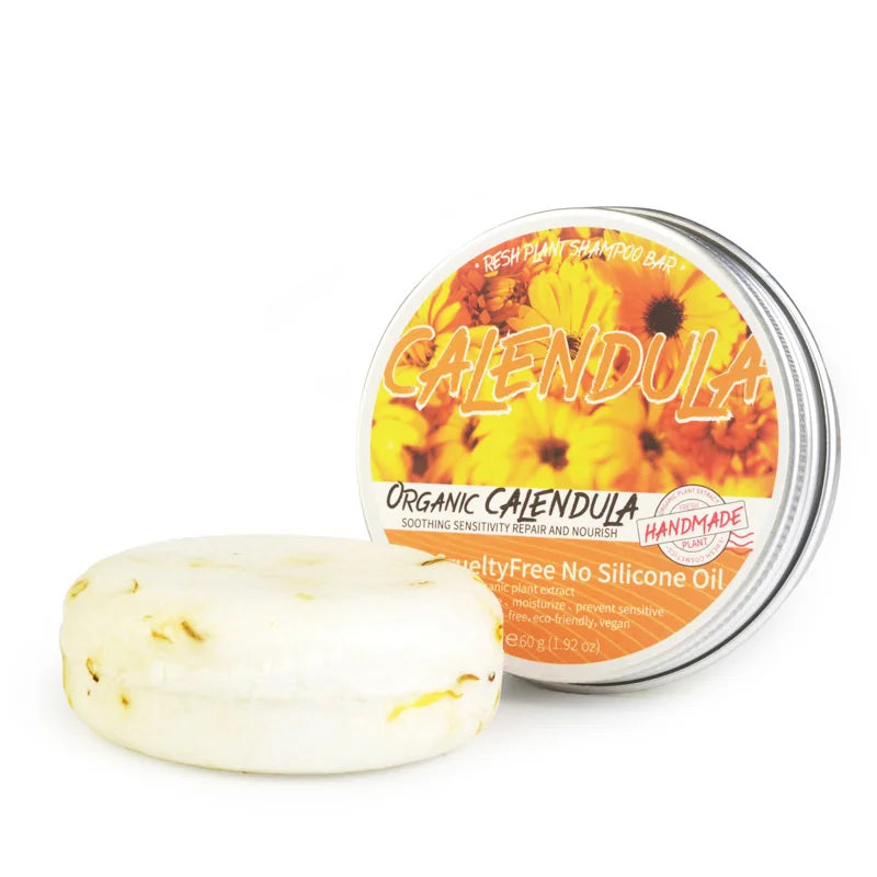 Calendula Shampoo Soap – Deep Cleansing & Oil Control