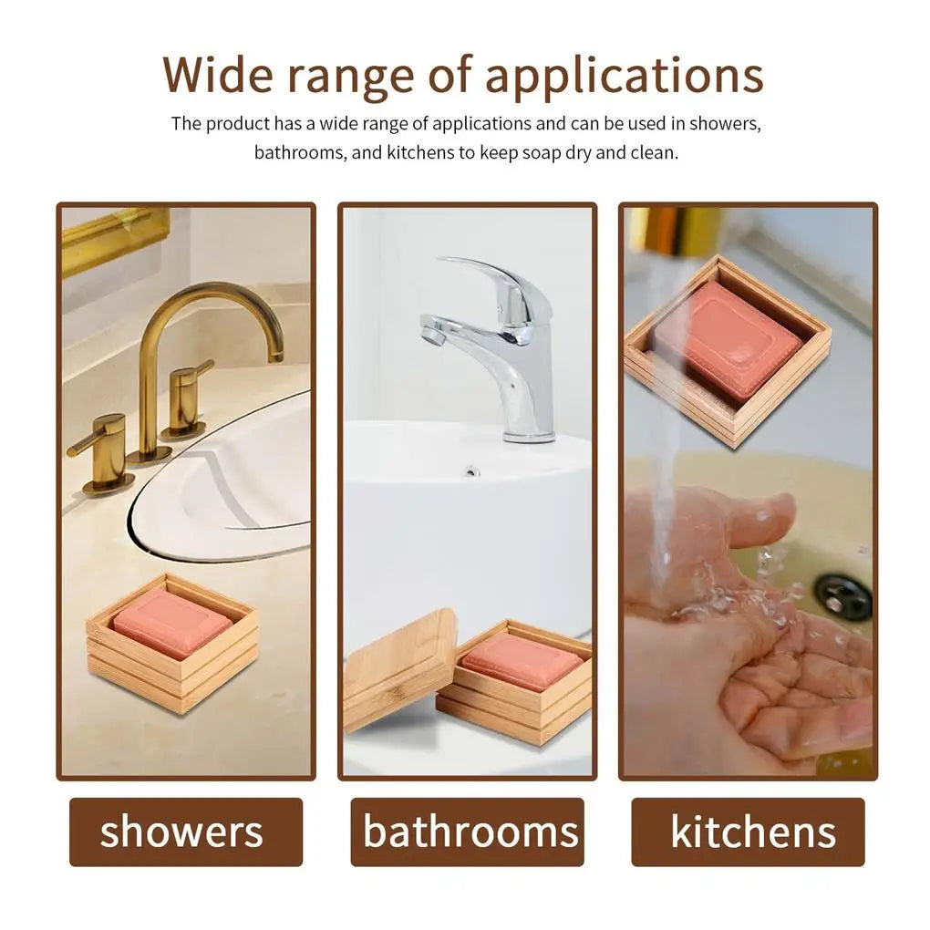 Bamboo Soap Dish – Lightweight & Durable Holder