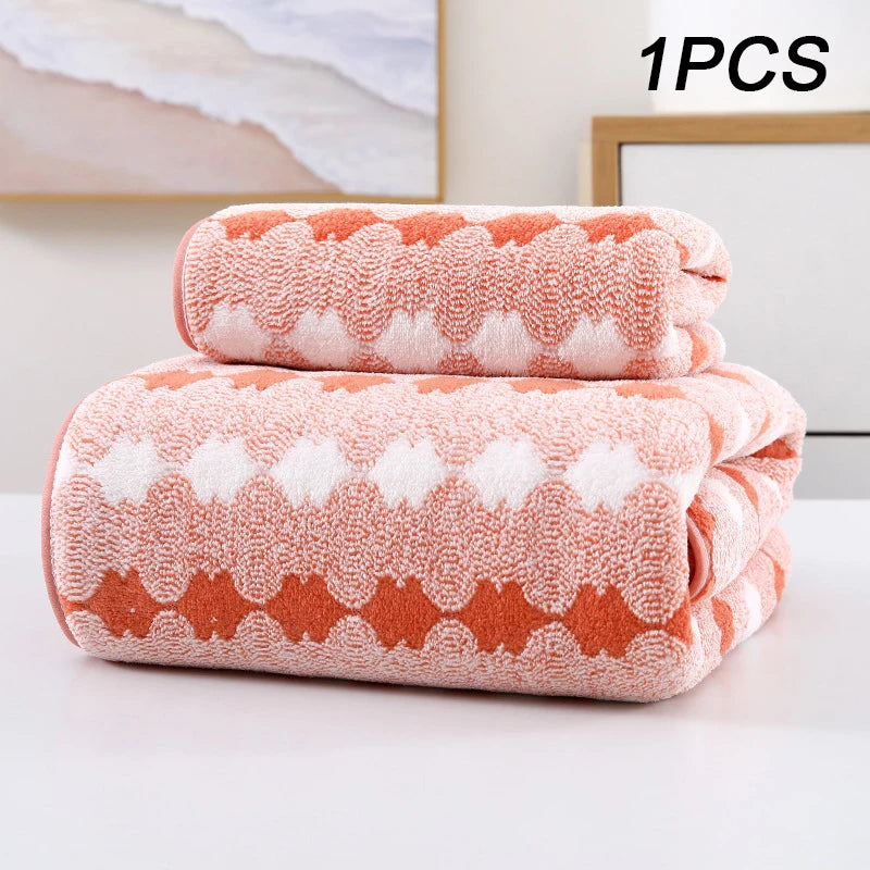 Bamboo Charcoal Coral Velvet Bath Towel – Super Absorbent