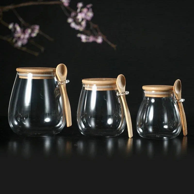 Hermetic Glass Food Storage Containers with Lid