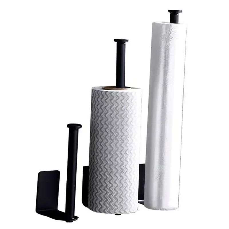 Self-Adhesive Toilet Paper Holder – No-Drill Wall Mount for Bathroom & Kitchen
