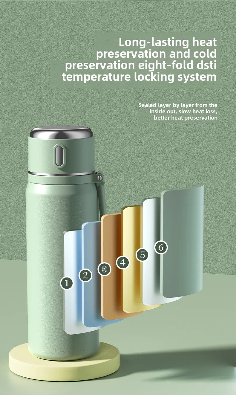 316 Stainless Steel Thermos Cup for Girls – Kids School Water Bottle