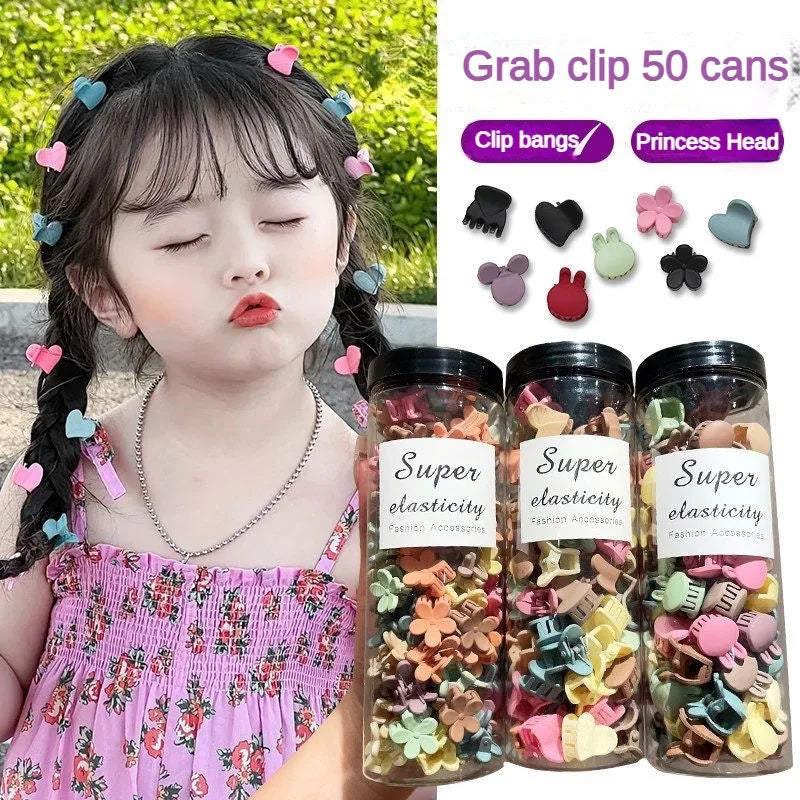 Mini Candy Clasp Hair Clips – Colorful Bang & Side Clips