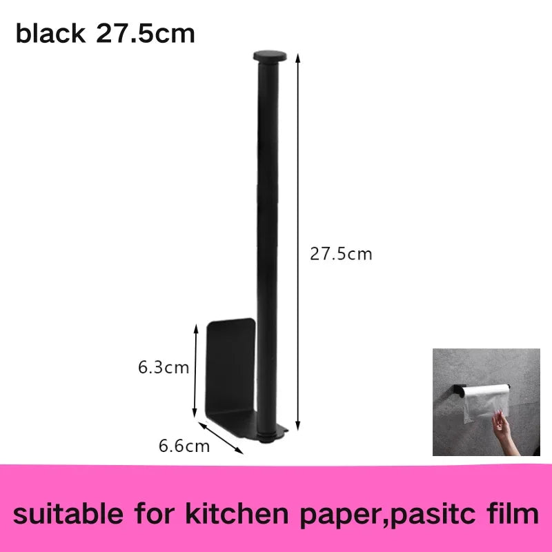 Self-Adhesive Toilet Paper Holder – No-Drill Wall Mount for Bathroom & Kitchen