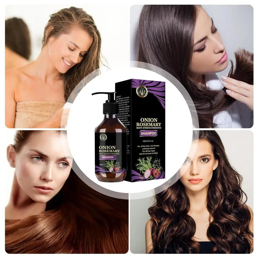 Hair Growth & Thickening Shampoo – Rosemary & Onion Formula