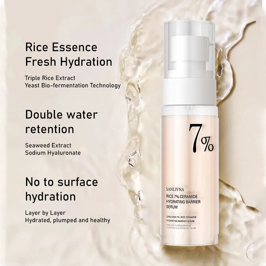 Rice Skincare Set – Toner, Serum & Cleansing Foam with Niacinamide
