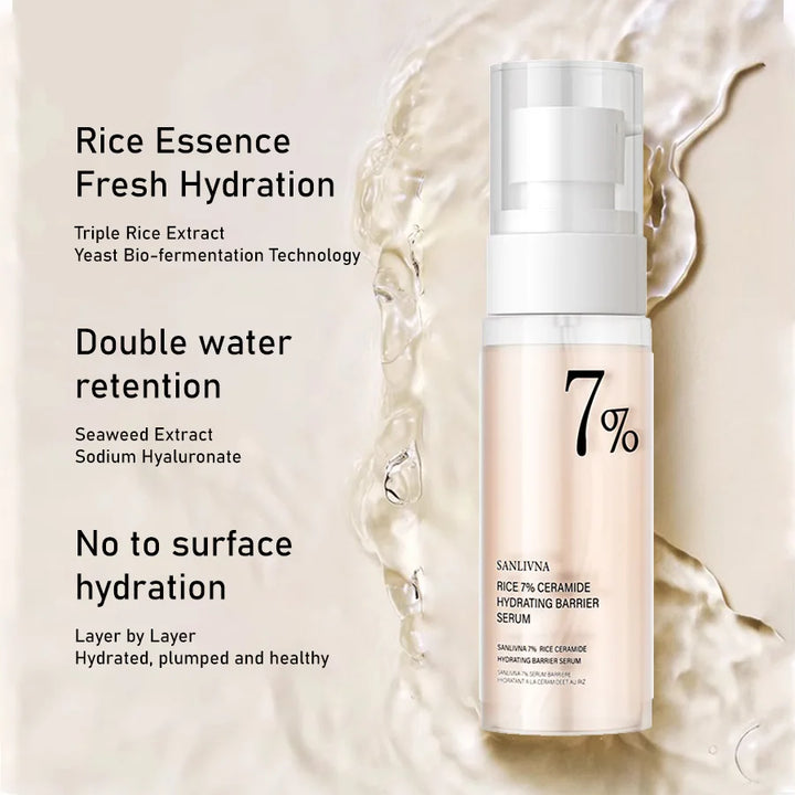 Rice Skincare Set – Toner, Serum & Cleansing Foam with Niacinamide